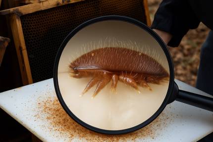 Obrázek Überwachung des Varroa-Milbenfalls zur Überwinterung