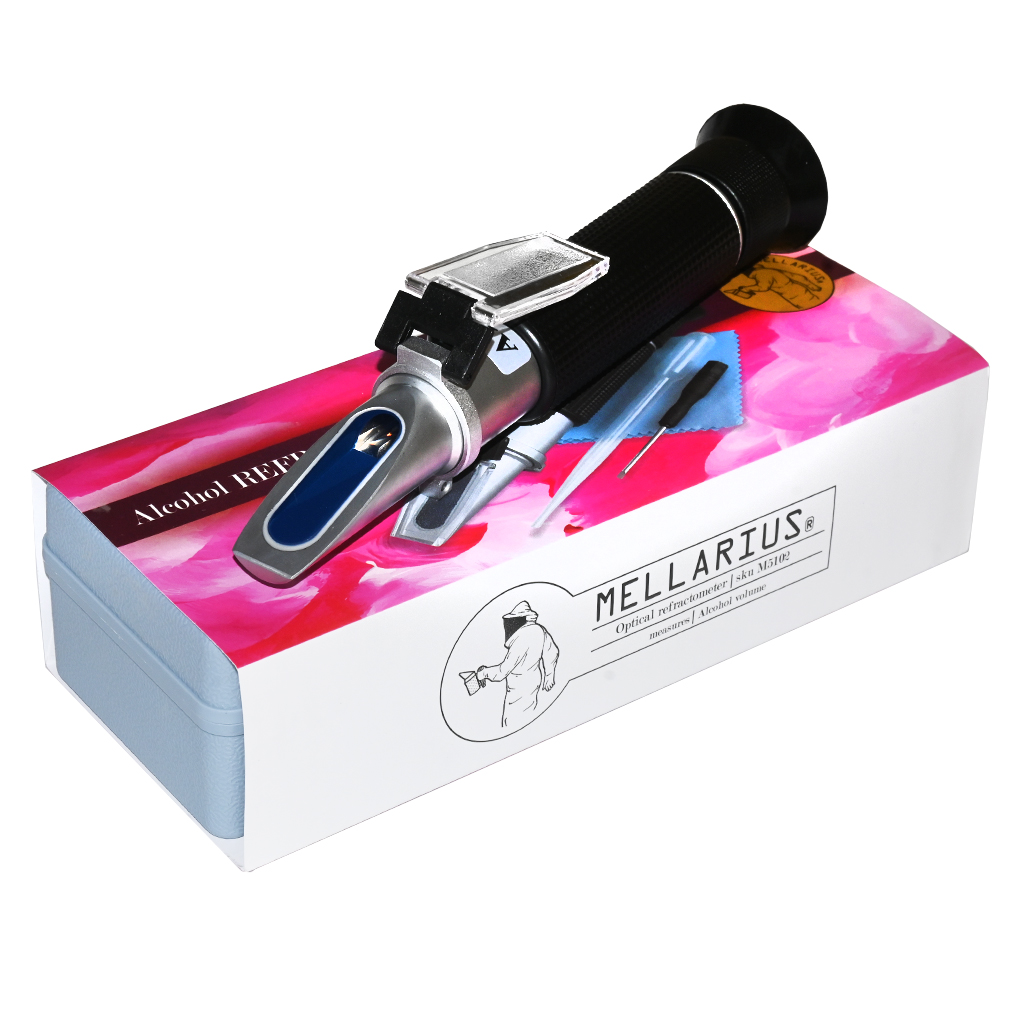 Refraktometer zur Messung von Alkohol Catania ATC - 0 bis 80 %