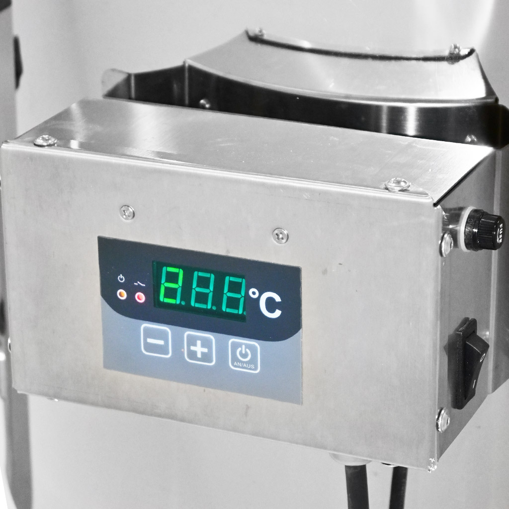 Doppelwand-Abfüller mit Heizung Mellarius MaxiLine 230 V – 163 Liter / 225 kg