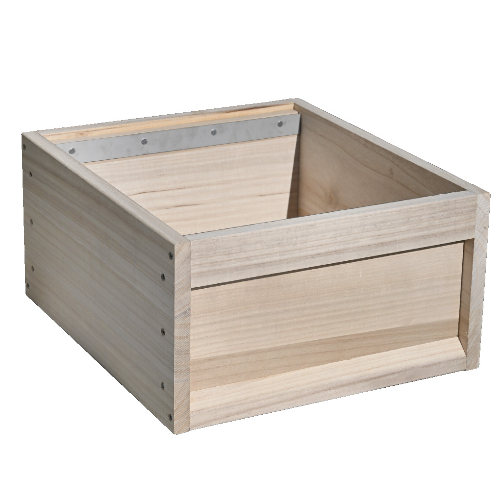 DN-Ganzzarge 230 mm – 10 Rähmchen aus Paulowniaholz – mit Schiene