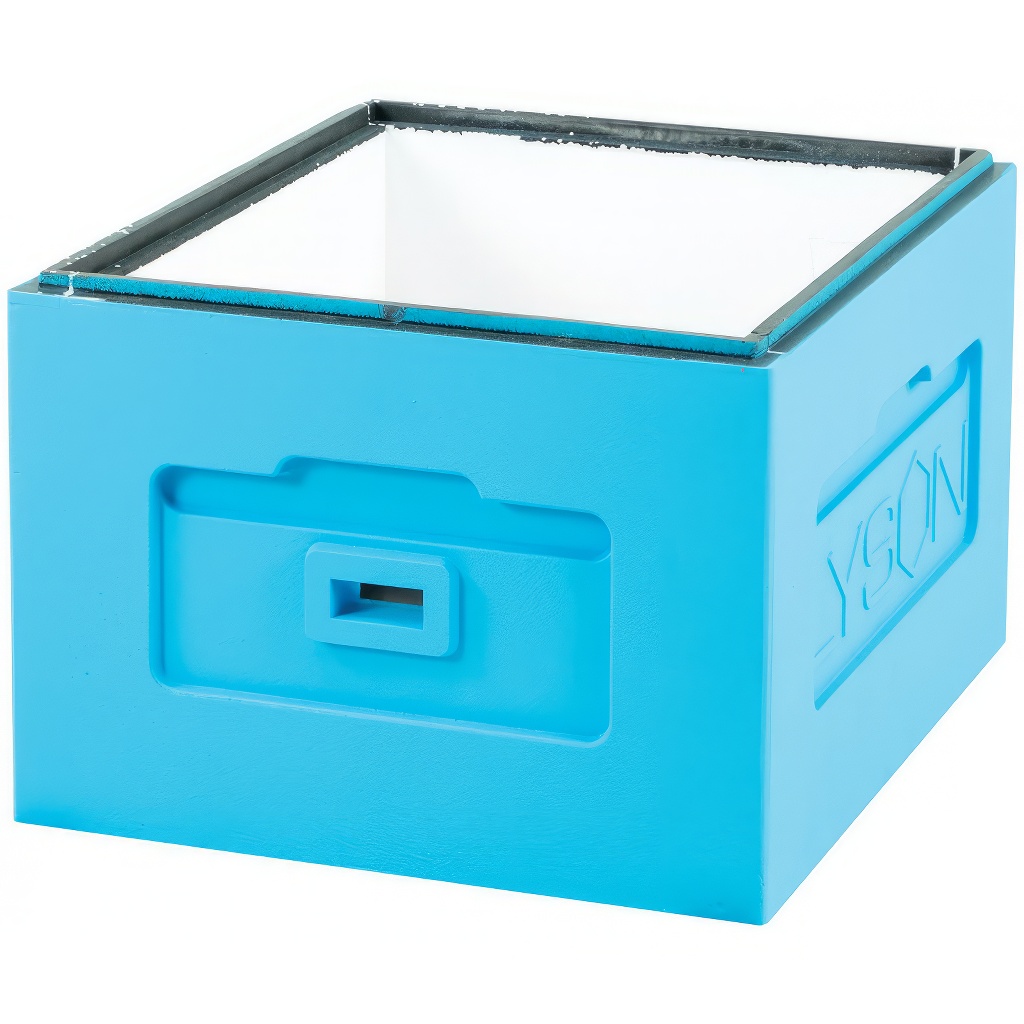 Styroporaufsatz Dadant Blatt - blau