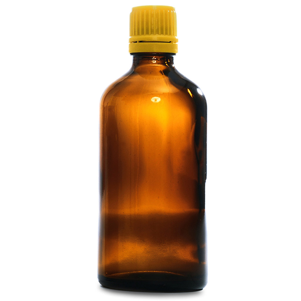 Braune Glasflasche 100 ml mit Tropfpipette