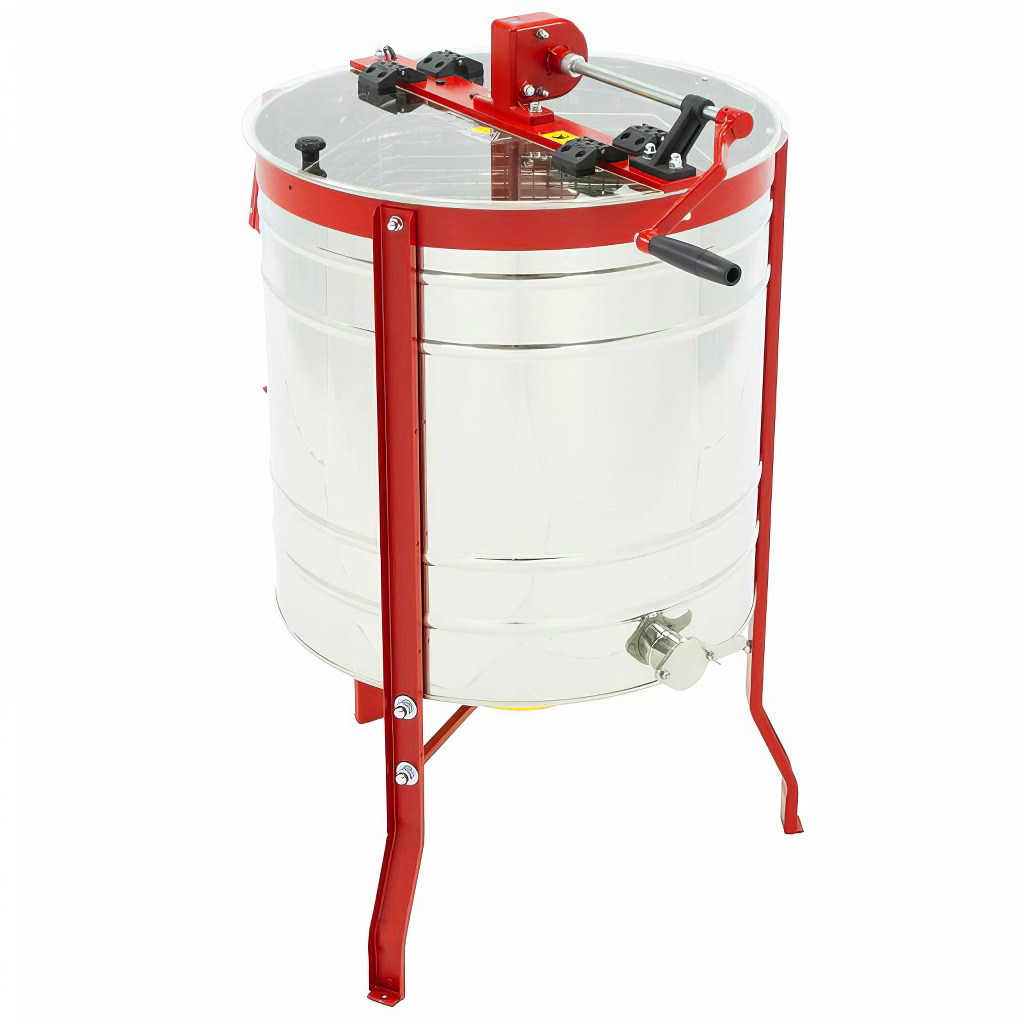 5-Waben Diagonalschleuder DNM/Zander/Langstroth manuell-elektrisch 12V/230V Ø60mm – Lyson CLASSIC