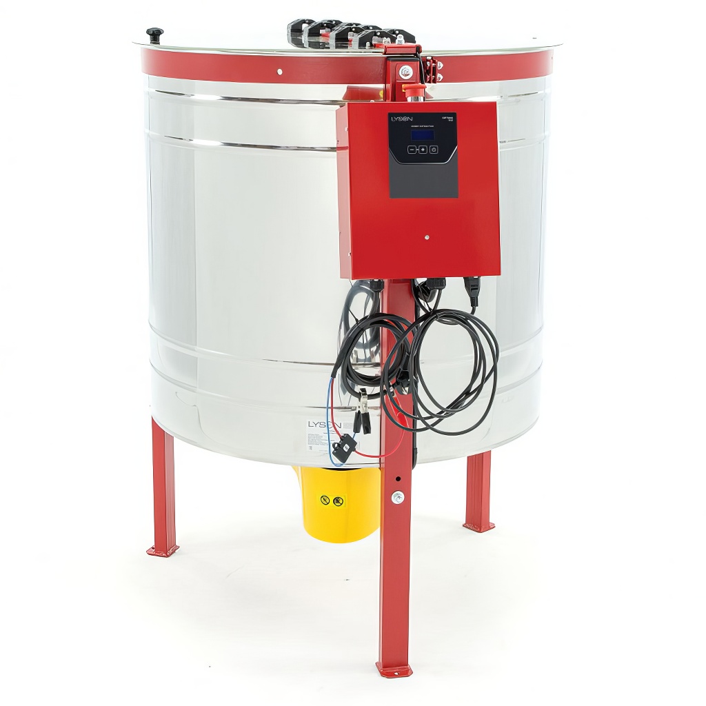 LYSON OPTIMA 6-Kassetten-Selbstwendeschleuder mit Elektro-Antrieb, für 6 DNM-Rähmchen, fi 80