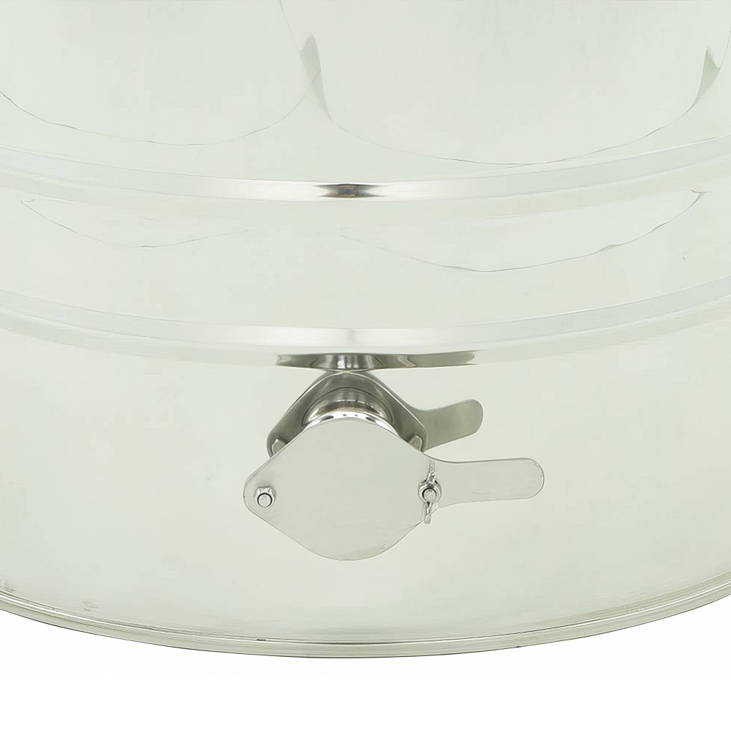 Abfüllbehälter mit Heizmantel 70l, Edelstahlventil 6/4''