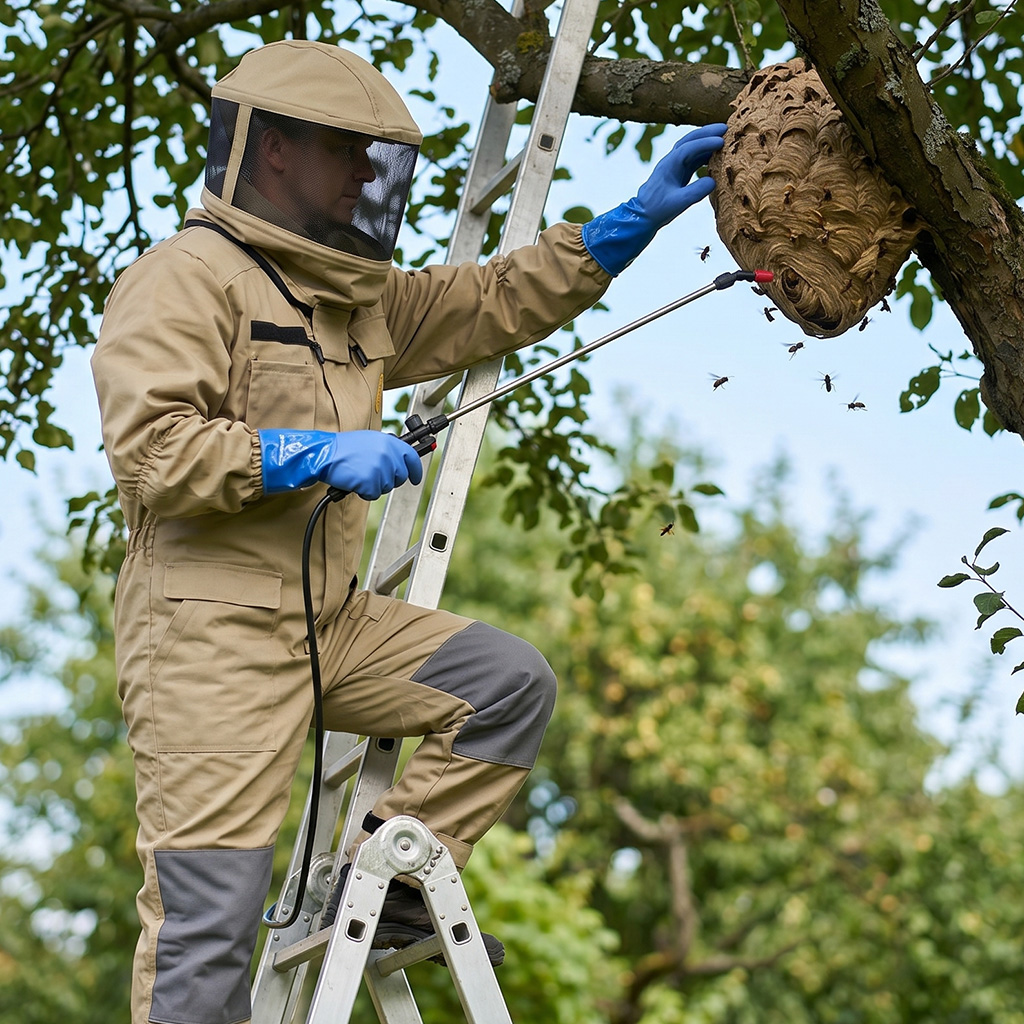 Schutzanzug zur Beseitigung von Wespen- und Hornissennestern, S-XXXL