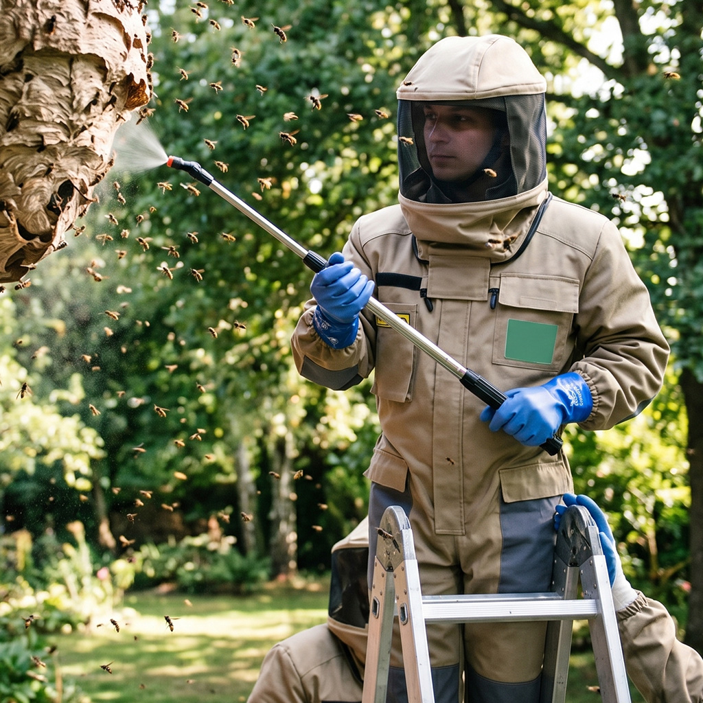 Schutzanzug zur Beseitigung von Wespen- und Hornissennestern, S-XXXL