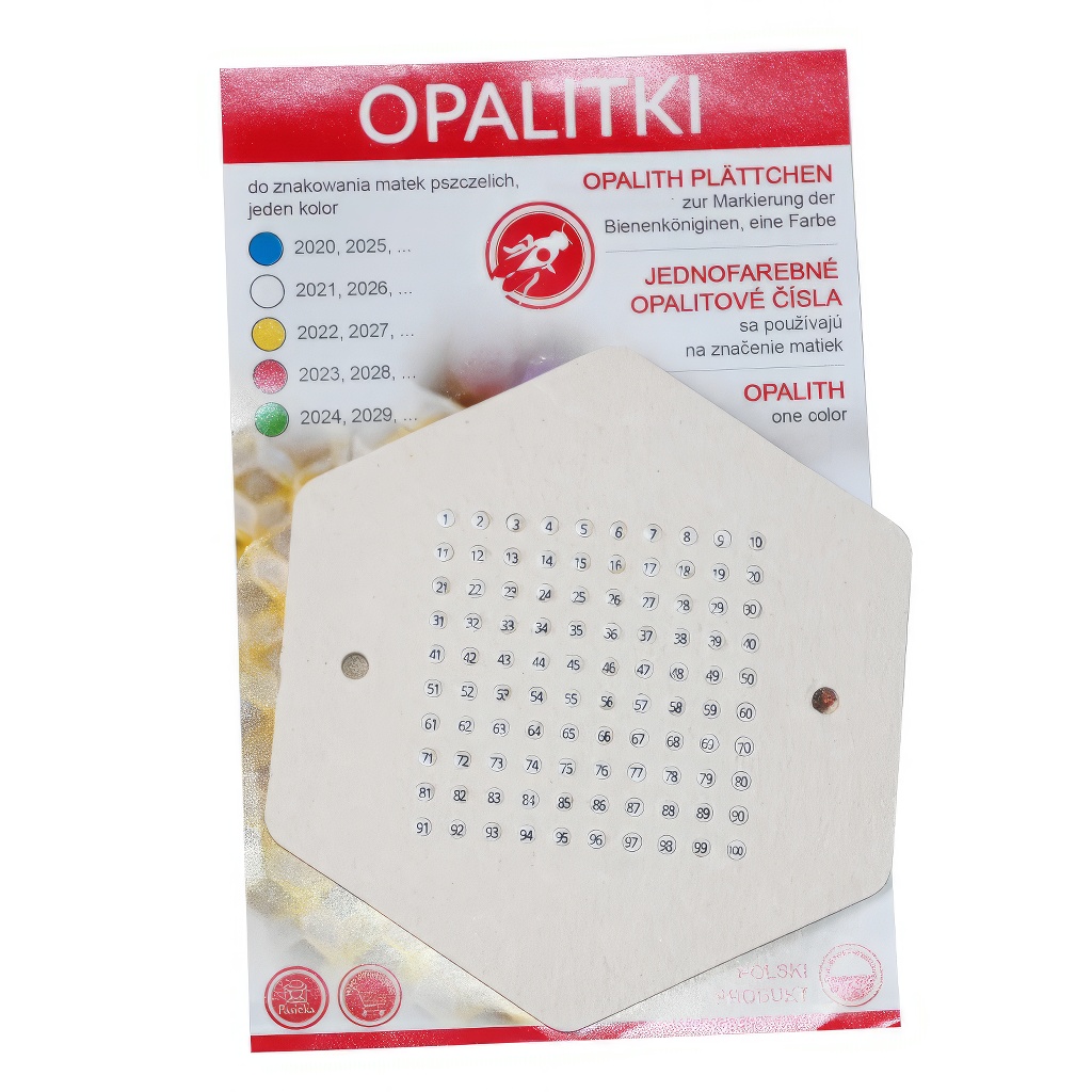 Opalith Zeichenplättchen 1-100 verschiedene Farben