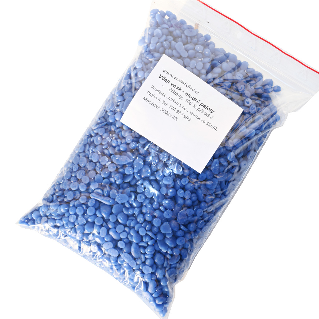 Bienenwachs – blaue Pellets – 500 g