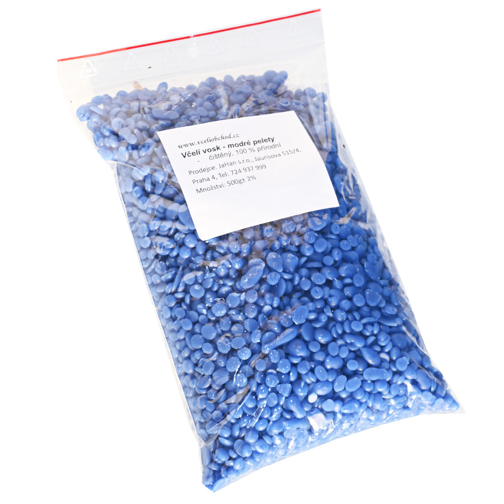 Bienenwachs – blaue Pellets – 500 g