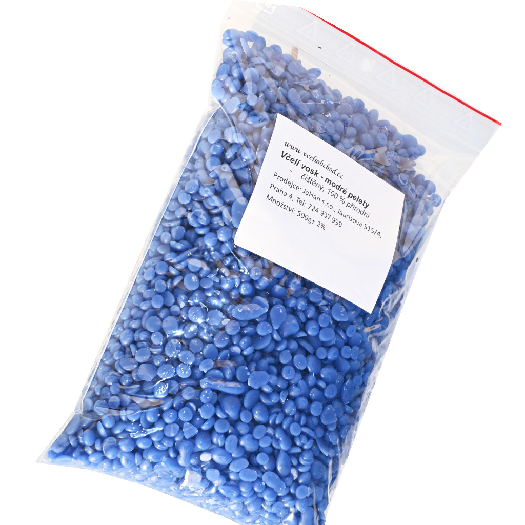 Bienenwachs – blaue Pellets – 500 g