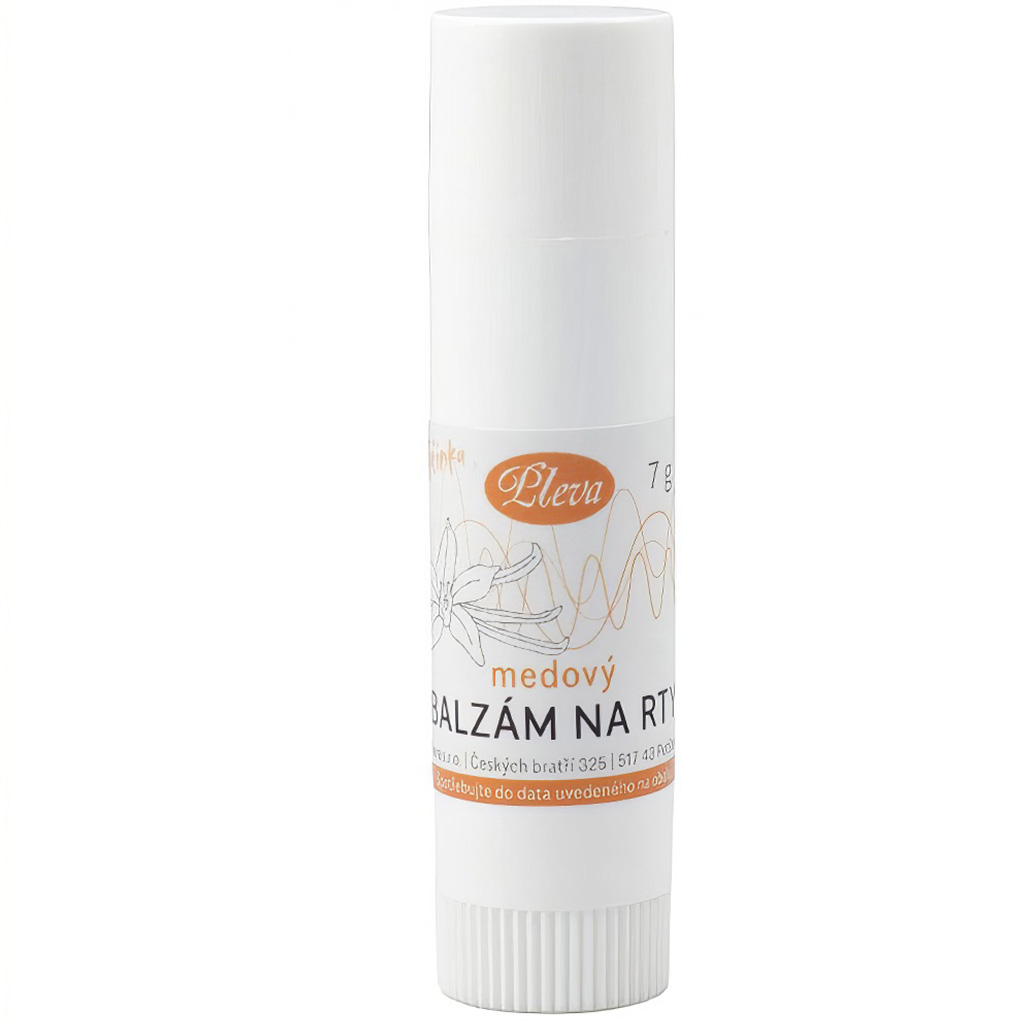Pleva Honig-Lippenbalsam mit Vanillegeschmack 7 g