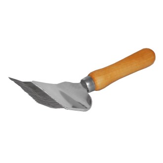 Entdecklungsgabel Holz gebogen 25 Nadel