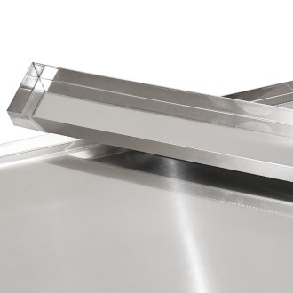 Bleche für Solarfluss mit Sieb – Edelstahl