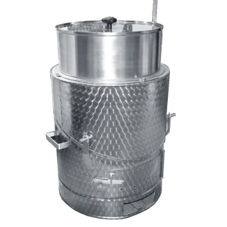 Dampfkocher für das Einschmelzen von Waben – Komplett aus Edelstahl