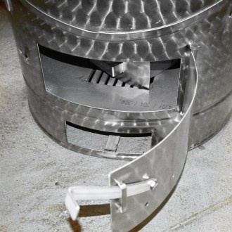 Dampfkocher für das Einschmelzen von Waben – Komplett aus Edelstahl