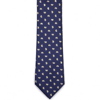 ApiSina Imker-Krawatte blau mit Bienen