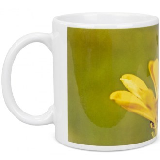 ApiSina Tasse Biene mit kleiner gelber Blume
