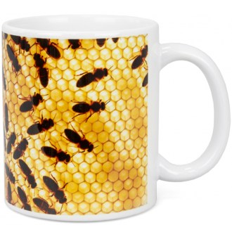 ApiSina Tasse Wabe mit Bienen klein