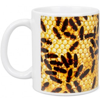 ApiSina Tasse Wabe mit Bienen klein