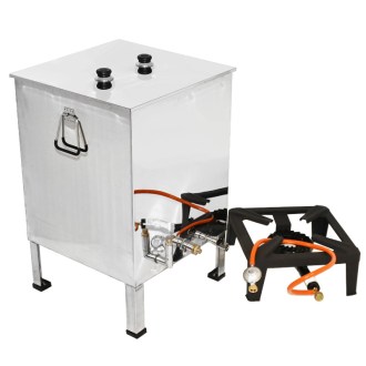 Wachskocher Mellarius mit Gaskocher 50 x 50cm