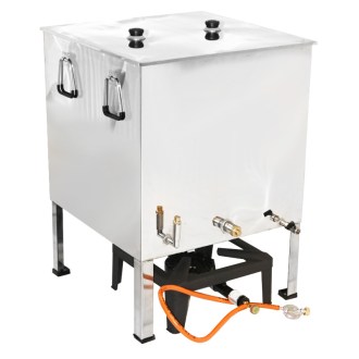 Wachskocher Mellarius mit Gaskocher 62 x 62cm