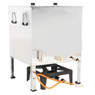 Wachskocher Mellarius mit Gaskocher 62 x 62cm