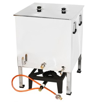 Wachskocher Mellarius mit Gaskocher 62 x 62cm