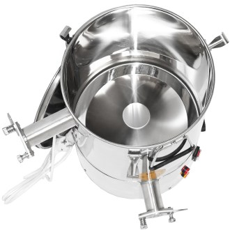 Mellarius MaxiLine 35 kg Abfüllbehälter mit integriertem Heizelement - 2 Quetschhähne 