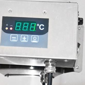 Doppelwand-Abfüller mit Heizung Mellarius MaxiLine 230 V – 74 Liter / 100 kg
