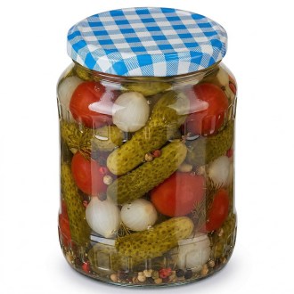 Twist Off 82er TO Deckel - Blau kariert