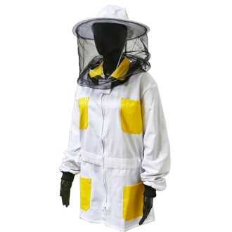 Imkerjacke mit Imkerhut und Reißverschluss - 48-68