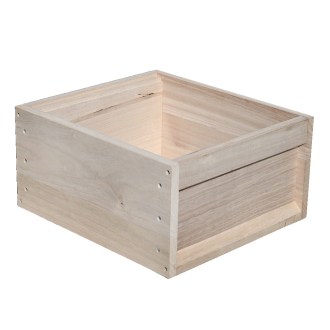 DN-Ganzzarge (223 mm) 10 Rähmchen aus Paulowniaholz – Dr. Liebig
