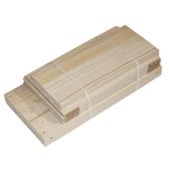 DN-Ganzzarge (223 mm) 10 Rähmchen aus Paulowniaholz - Dr. Liebig - zerlegbar