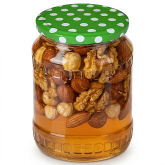 Twist Off 82er TO Deckel - Punkte - grün