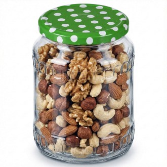 Twist Off 82er TO Deckel - Punkte - grün