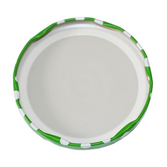 Twist Off 82er TO Deckel - Punkte - grün