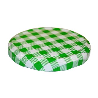 Twist Off 82er TO Deckel - Grün kariert