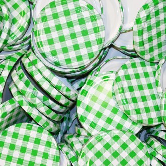 Twist Off 82er TO Deckel - Grün kariert - 700 St. - Karton