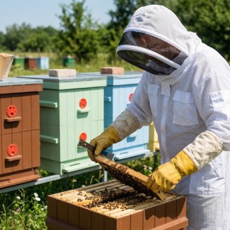 Profi Imkeranzug mit Reißverschluss  - Astronaut - S-XXL