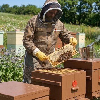 Mellarius Imkeranzug mit Belüftung - Elegant Bee - S-XXXXL