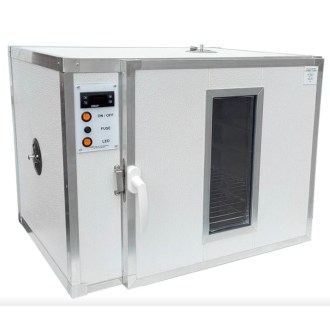 Weiße Dekristallisationskammer mit Sichtfenster in der Tür – 125 l