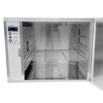 Weiße Dekristallisationskammer mit Sichtfenster in der Tür – 125 l