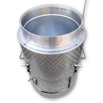 Dampfkocher für das Einschmelzen von Waben – Komplett aus Edelstahl