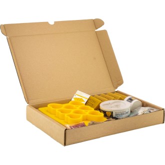 Kreativset zur Herstellung von Bienenwachskerzen – Romantisch