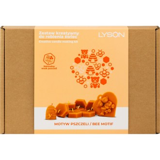 Kreativní sada na výrobu svíček - vKreativ-Set zur Kerzenherstellung – Bienenmotivčelí motiv