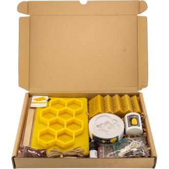 Kreativní sada na výrobu svíček - vKreativ-Set zur Kerzenherstellung – Bienenmotivčelí motiv