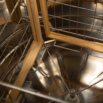 LYSON Basic 4-Waben-Diagonalschleuder, elektrisch 230V, Fi60 cm - ohne durchgehende Mittelachse