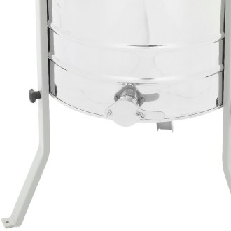 4 Waben Diagonalschleuder mit Handantrieb, Ø60, Korb universal mit rostfreiem Auslaufhahn MINIMA Lyson