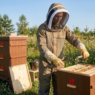 Imkeranzug mit Teilbelüftung Elegant Bee - S-XXXXL